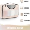 71OXuIRiU5L._AC_SL1500_.jpg Veken 8 Set Packing Cubes, Travel Gifts for Women Mom, Carry on Suitcase Organizer Bags with Hanging Toiletry Bag and Large Laundry Bag, Travel Essentials Luggage Accessories for Cruise Ship