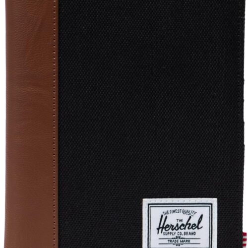 71OZN5gXgL._AC_SL1500_.jpg Herschel Passport Holder, Black/Tan, Standard