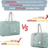 For Spirit Airlines Personal Item Bag 18x14x8 Foldable Travel Duffel Bag Tote Carry on Luggage Duffle Overnight for Women and Men