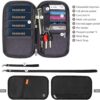 71PagKOLaeL._AC_SL1000_.jpg RFID Family Passport Wallet Holder Waterproof, Travel Document Organizer Credit Card Clutch Bag for Men Women