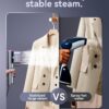 71RckwKT6yL._AC_SL1500_.jpg Jack & Rose Travel Steamer for Clothes,110-220V Portable Steamer,15s Heat Up,Steamer & Iron 2 In 1, Travel Size Garment Steamer,Large Ceramic Heat Panel,for Global & Europe Traveling