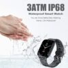 71SCNsoc7zL._AC_SL1500_.jpg Smart Watch for Men Women Compatible with iPhone Samsung Android Phone 1.83 inch Full Touch Screen IP68 Waterproof Bluetooh Fitness Tracker Heart Rate/Sleep Monitor, Black