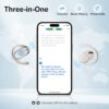71SeS48IhZL._AC_SL1500_.jpg Real Time Translation Earbuds, AI Language Translator Earphone 3-in-1 Accents & Long Battery Life Translation Earbuds OWS 144 Languages & 8 Offline for Travel Business,(Milkywhite)