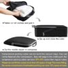 71TnluTdq1L._AC_SL1500_.jpg BAGAIL 4 Set/6 Set/8 Set Compression Packing Cubes Travel Accessories Expandable Packing Organizers(Black ClothPattern 4 Set)