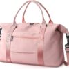 71UwwijAOAL._AC_SL1500_-1.jpg Travel Duffel Weekender Carry On Tote for Women and Men - Waterproof Gym Bag, Hospital Bag for Labor and Delivery, Overnight Luggage with Trolley Sleeve