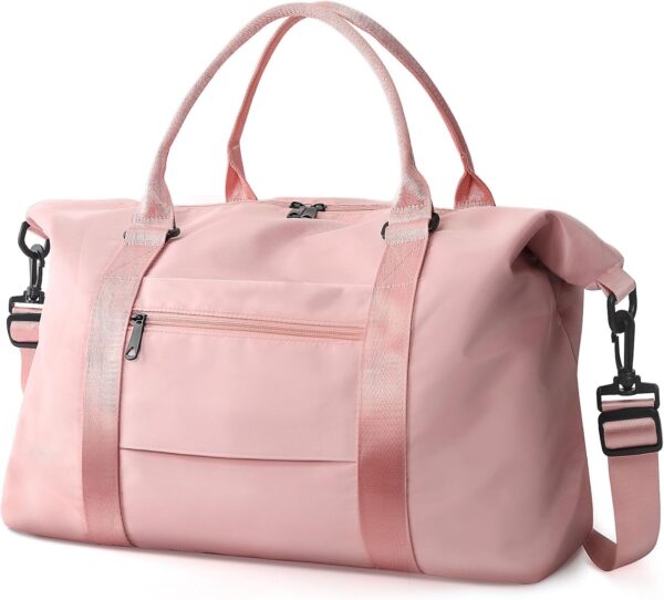 71UwwijAOAL._AC_SL1500_.jpg TOPBAG Travel Duffle Bag, Waterproof Weekender Bag Carry On Tote Bags for Women, Duffel Bag Sport Gym Bag for Men, Hospital Bag for Labor and Delivery, Overnight Bag Luggage Bag with Trolley Sleeve