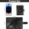 71VOaxDJYkL._AC_SL1500_.jpg Passport Holder for Travel, Leather Passport Holder, RFID Passport Cover Passport Wallet Premium Passport Case with Card Holder & Pen Slot Travel Must Haves Essentials for Women Men (Black)