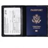 71VPVH4fraL._AC_SL1500_.jpg 2 Pcs Passport holders,Ultra Slim passport wallet,PU Leather Passport Cover for Women and Men