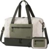 71WUQdMQSHL._AC_SL1500_.jpg LOVEVOOK Weekender Bags for Women, Puffer Travel Duffel Bags for Woman, Large Hospital Bag for Women Labor Delivery with Shoe Compartment, Carry On Overnight Bag, Personal Item Travel Bag for Airplane
