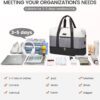 LOVEVOOK Weekender Bag, Large Travel Duffel Bag for Women with 2 Packing Cubes, Carry on Overnight Bag with Shoe Compartment, Mom Hospital Bags for Labor and Delivery