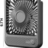 71XjOwG9PnL._AC_SL1500_.jpg Koonie USB Desk Fan, Strong Wind Ultra Quiet Small Personal Fan with 180° Tilt Folding and 3 Speeds Adjustable, USB-C Corded Powered Mini USB Fan for Office Desktop Bedroom, NO BATTERY