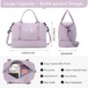 71YcqRt81-L._AC_SL1500_.jpg Weekender Bags for Women,Personal Item Travel Bag with Shoes Compartment,Overnight Travel Duffel Bag with Toiletry Bag