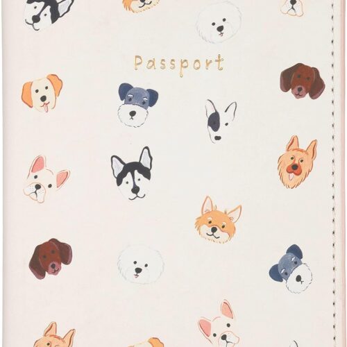 71a45mdr38L._AC_SL1500_.jpg Eccolo Passport Cover Case – Premium Faux Leather, Dogs Design, 5.5×4 inches, Lightweight Travel Essential with Boarding Pass Holder Flap – Chic & Stylish Gift for Travelers