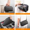71aBs6fpcL._AC_SL1500_.jpg Besnfoto Tech Pouch Electronic Organizer Accessory Bag Waterproof Travel Portable Carrying Case for Cables, Camera Batteries, Photography card, MaceBook Charger