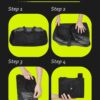 71b1fNiL0WL._AC_SL1500_.jpg BAGSMART Gym Bags for Men Women, Foldable Travel Duffle Bag, Lightweight Weekender Duffel Bag With Shoe Compartment, Water Resistant Workout Duffle Sports Bag for Travel Yoga, Black