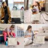 71bQ0fEEcL._AC_SL1500_.jpg ETRONIK Gym Bag for Women, Personal Item Travel Bag with Shoes Compartment, Weekender Overnight Duffel Bag with Wet Pocket & USB Charging Port, Carry On Bag for Women, Travel, Gym, Weekend (Beige)