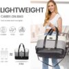 LOVEVOOK Weekender Bag, Large Travel Duffel Bag for Women with 2 Packing Cubes, Carry on Overnight Bag with Shoe Compartment, Mom Hospital Bags for Labor and Delivery