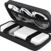71cBQ07Y1iL._AC_SL1500_.jpg Canboc Electronics Travel Organizer, MacBook Charger Carrying Case, Electronic Accessories Portable Cable Storage Bag for Charging Cords, Power Adapter, MagSafe, USB Hub, Power Bank, Earbuds, Black