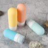 71cIpFc5JL._SL1500_.jpg 16 Pack Travel Bottles Set - TSA Approved Leak Proof Silicone Squeezable Containers for Toiletries, Conditioner, Shampoo, Lotion & Body Wash Accessories (16 pcs/White Pack)