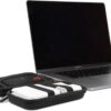 71d93oqNrOL._AC_SL1500_.jpg Ginsco Hard Shell Protection Case Electronic Accessories Organizer Pouch for MacBook Air/pro Adapter Chargers Cables Power Bank, for Sandisk Portable SSD Flash Disk SD Card (Black)