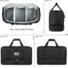 71dmydFjxoL._AC_SL1500_.jpg ETRONIK Travel Bag for Men Women, Gym Bag & Tactical Duffle Bags for Travel, Carry on with Toiletry Bag and Shoe Compartment, Weekender Overnight Trip with Wet Pocket for Workout Medical, Black