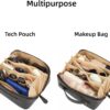 71eD0AmeuL._AC_SL1500_.jpg Electronic Organizer Travel Case, Portable Waterproof PU Leather Tech Pouch, Accessories Storage Bag, Compact Travel Cord Organizer for Cable, Charger, Phone, Earbuds (3L Black)