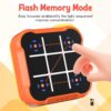 Tic Tac Toe Bolt Game, Handheld Electric Puzzle Game Console, Gift Ideal for Kids and Adults' Birthday, Electronic Board Games for Educational and Memory Growth, Portable Travel Games for Car Ride