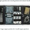 71err0nYRL._AC_SL1000_.jpg ProCase Electronic Organizer Cord Pouch, Travel Cable Charger Phone Accessories Bag Organizer Roll up Tech Carrying Case for USB Cables SD Memory Cards Earphone Flash Hard Drive
