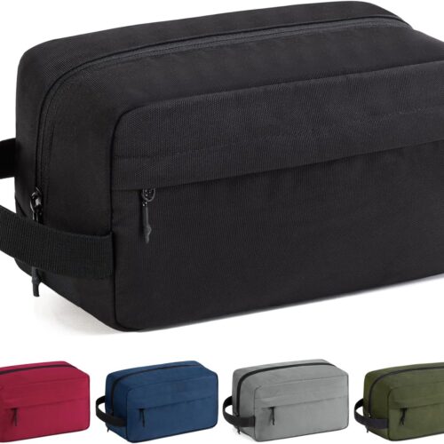 Vorspack Travel Toiletry Bag for Men – Hanging Toiletries Bag Water Resistant Dopp Kit Travel Bag for Toiletries Accessories