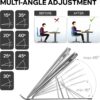 71fPtzLz5dL._AC_SL1500_.jpg Laptop Stand for Desk, 7 Levels Adjustable Height, Foldable Aluminium Laptop Holder for 9–15.6 Inch Laptops, Tablets and Notebooks, Ergonomic Riser for Office, Home, Travel Use