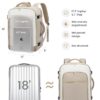 71fsjbr3ifL._AC_SL1500_.jpg LOVEVOOK Large Travel Backpack for Women, TSA Carry on Backpack for Airplanes, 40L Personal Item Travel Bag for Women fits 17" Laptop,Waterproof Carry on Bag Airplane Approved with 3 Packing Cubes