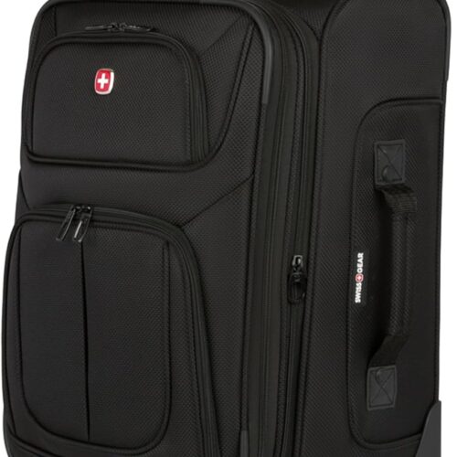 71gEAnu3CpL._AC_SL1500_.jpg SwissGear Sion Softside Expandable Luggage, Black, Carry-On 21-Inch