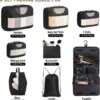 Veken 8 Set Packing Cubes for Travel Essentials, Suitcase Organizer Bags Set for Luggage, Road Trip Travel Accessories in 4 Sizes (Extra Large, Large, Medium, Small), Black