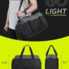 71hPf3EiSbL._AC_SL1500_.jpg BAGSMART Gym Bags for Men Women, Foldable Travel Duffle Bag, Lightweight Weekender Duffel Bag With Shoe Compartment, Water Resistant Workout Duffle Sports Bag for Travel Yoga, Black