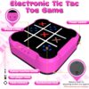 Electronic Tic Tac Toe Bolt Game, Handheld Digital Board Game Console, Electric Puzzle Game for Educational and Memory Growth, Portable Travel Games for Car Ride, Gift Ideal for Kids and Adults