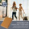 71hR3X-dAmL._AC_SL1500_.jpg Full Grain Leather Family Passport Holder for 2-4 Passports - RFID Passport Holder and Travel Document Organizer - Large Leather Travel Wallet for Couples and Families - Camel
