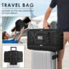 71hgT4G7evL._AC_SL1500_.jpg ETRONIK Travel Bag for Men Women, Gym Bag & Tactical Duffle Bags for Travel, Carry on with Toiletry Bag and Shoe Compartment, Weekender Overnight Trip with Wet Pocket for Workout Medical, Black