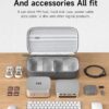 71hjbSd2vqL._AC_SL1500_.jpg Hagibis Electronics Organizer Travel Case for Mac Mini M4/M4 Pro 2024 Portable Waterproof Carry Case for Cable, Charger, Docking Station, Power Bank, SD Card, Mouse, USB Flash Disk (Green)