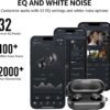 TOZO T10 True Wireless Bluetooth 5.3 Earbuds, 45H Playtime, Wireless Charging Case, IPX8 Waterproof Stereo Headphones in Ear Built in Mic Headset Premium Sound with Deep Bass, 32 Preset EQs via APP