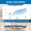 Vacuum Storage Bags for Travel, 10 Pack Vacuum Seal Bags for Clothing Travel, Vacuum Sealer Bags with High Pressure Electric Pump, Portable Space Saver Bags for Luggage Traveling