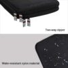 71iLO8Eo6YL._AC_SL1500_.jpg BUBM Double Layer Electronic Accessories Organizer, Travel Gadget Bag for Cables, USB Flash Drive, Plug and More, Perfect Size Fits for iPad Mini (Medium, Black)