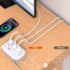 71iQCtlwDYL._AC_SL1500_.jpg BESHON Flat Plug Power Strip, 3 Outlets with 3 USB Ports(2 USB C), Ultra Flat 3.2ft Wrapped Around Extension Cord for Cruise Ship, Travel, Dorm Room Essentials