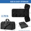 71iUvEStxCL._AC_SL1500_.jpg Garment Duffle Bags for Travel, Bukere Convertible Carry on Garment Duffel Bag for Men Women, Shoe Compartment, 2 in 1 Hanging Dress Suitcase Suit Travel Bags, Midnight Grey