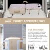 71imxFpb58L._AC_SL1500_.jpg LOVEVOOK Large Travel Backpack for Women, TSA Carry on Backpack for Airplanes, 40L Personal Item Travel Bag for Women fits 17" Laptop,Waterproof Carry on Bag Airplane Approved with 3 Packing Cubes