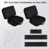 71irFuw2K5L._AC_SL1500_.jpg MATEIN Electronics Organizer Travel Case, Water Resistant Cable Organizer Bag for Travel Essentials, Gifts for Men, Storage Bag as Accessories for Phone, Cord, Tablet, Black