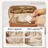 71jzyCaIgL._AC_SL1500_.jpg EACHY Travel Makeup Bag,Large Capacity Cosmetic Bags for Women,Waterproof Portable Pouch Open Flat Toiletry Bag Make up Organizer with Divider and Handle