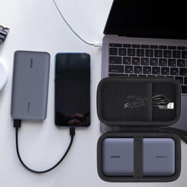 71kA7FO8eGL._AC_SL1500_.jpg Hard Portable Travel Case Compatible with UGREEN Power Bank 25000mAh 145W Portable Charger,Case Only