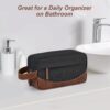 71kAfcdddDL._AC_SL1500_.jpg Travel Toiletry Bag for Men, Hanging Toiletry Organizer, Water Resistant Shaving Kit with Large Capacity for Travel Accessories (Black)