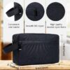 71kIVat2XPS._AC_SL1200_.jpg FUNSEED Travel Toiletry Bag for Women and Men, Water-resistant Shaving Bag for Toiletries Accessories, Foldable Storage Bags with Divider and Handle for Cosmetics Toiletries Brushes Tools