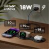 71kakE0zU5L._AC_SL1500_.jpg 3 in 1 Charging Station for Apple Multiple Devices, Foldable Travel Wireless Charger 18W for iPhone 16 15 14 13 Pro Max Plus &Apple Watch Series/Airpods